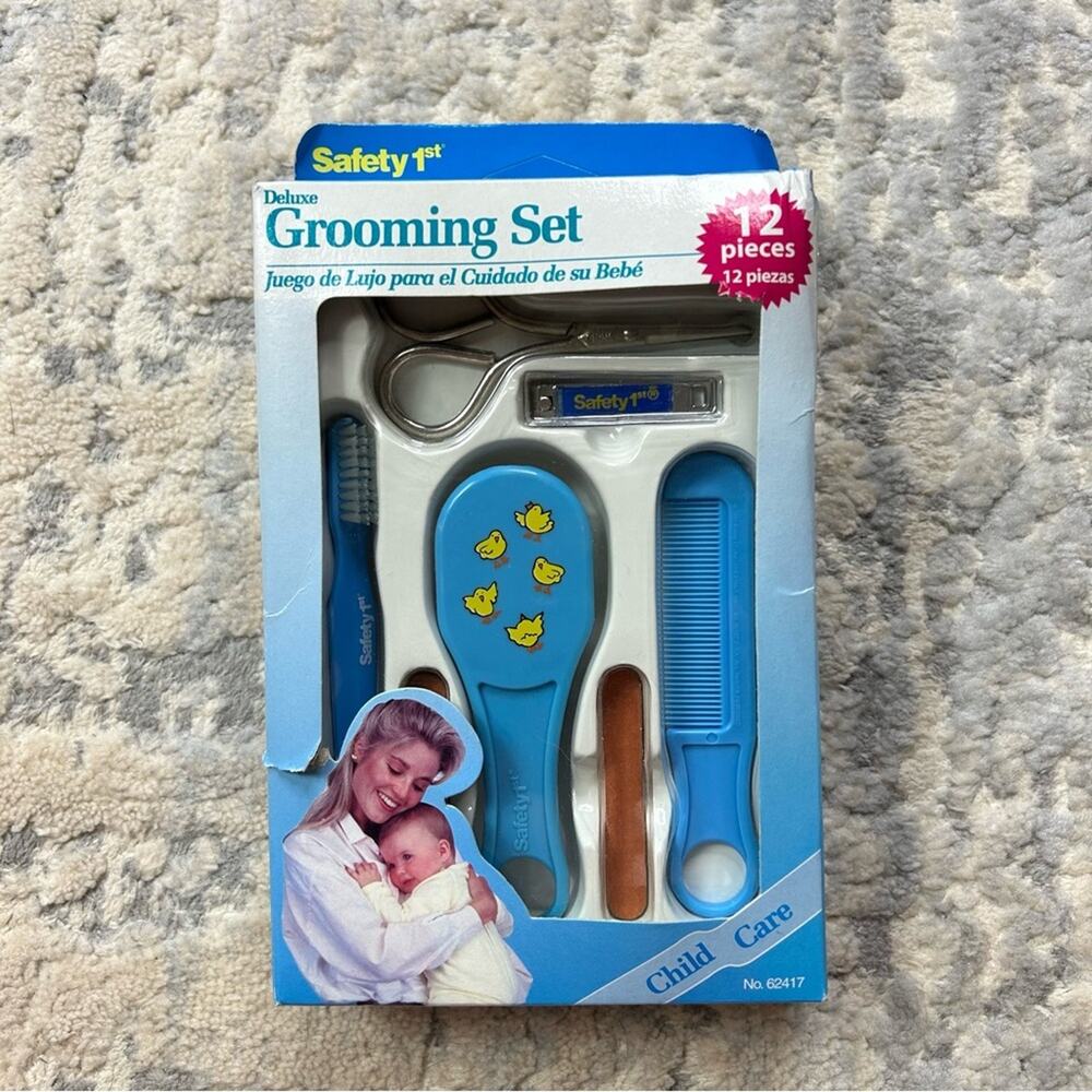 Vintage Safety 1st 13 Pc Deluxe Baby Infant Grooming Set 1990s